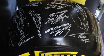 GP Belgio Formula 1 2014: un pneumatico per #PforPeace