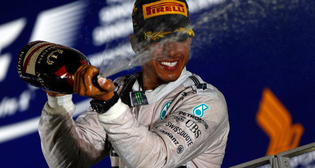 GP Singapore 2014 Hamilton