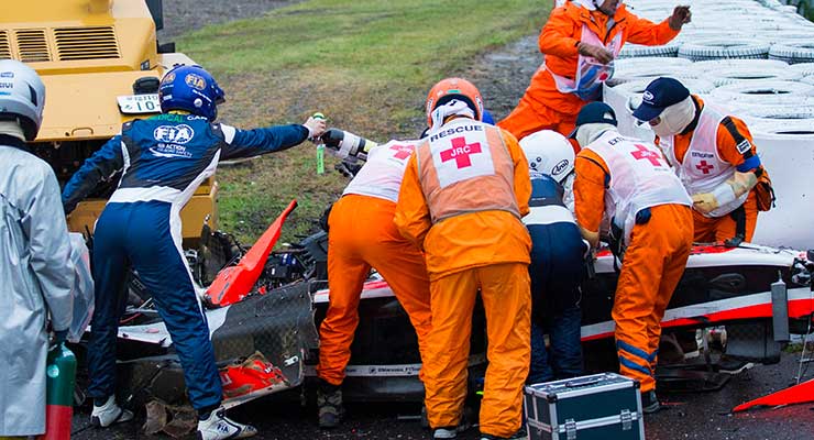 bianchi incidente
