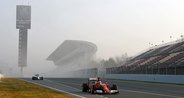 test barcellona f1