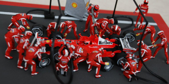 M. Schumacher Pit Stop Ferrari 2006 1/43