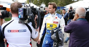 Giedo van der Garde in Sauber overalls during practice at Albert Park