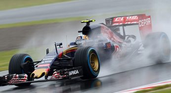 Gp Giappone Formula 1 2015, libere 1: Carlos Sainz davanti a tutti sotto la pioggia