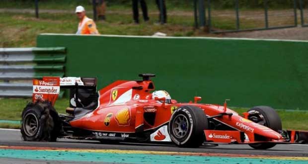 La comunicazione ufficiale di Pirelli sul cedimento del pneumatico di Vettel durante il Gran Premio del Belgio