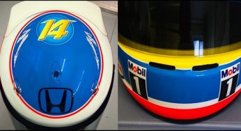 Formula 1, Fernando Alonso mostra un’anteprima del casco 2016