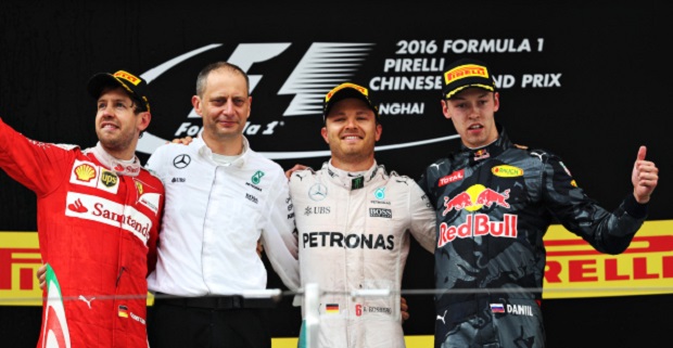 GP Cina 2016 podio