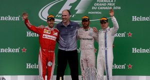 Pirelli podio gp canada F1 2016