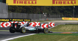lewis hamilton gp italia libere 2 pirelli soft