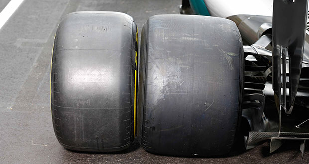 Mercedes e Ferrari testano i nuovi pneumatici 2017
