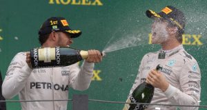 GP Brasile f1 Hamilton e Rosberg