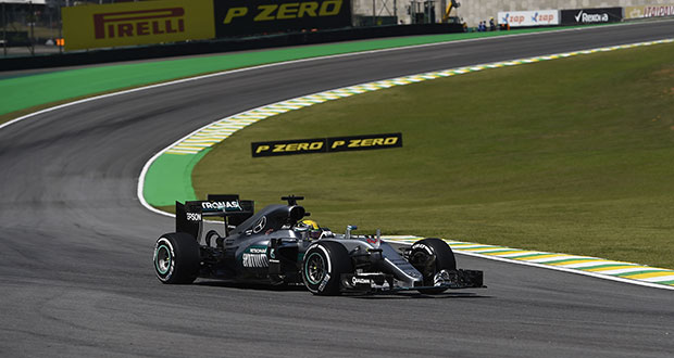 Lewis Hamilton GP Brasile F1 2016 Pirelli
