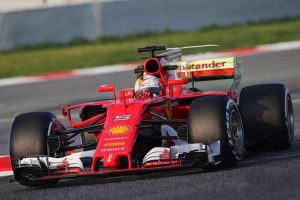 Ferrari SF70H Test Barcellona