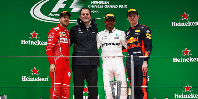 gp cina formula 1 podio