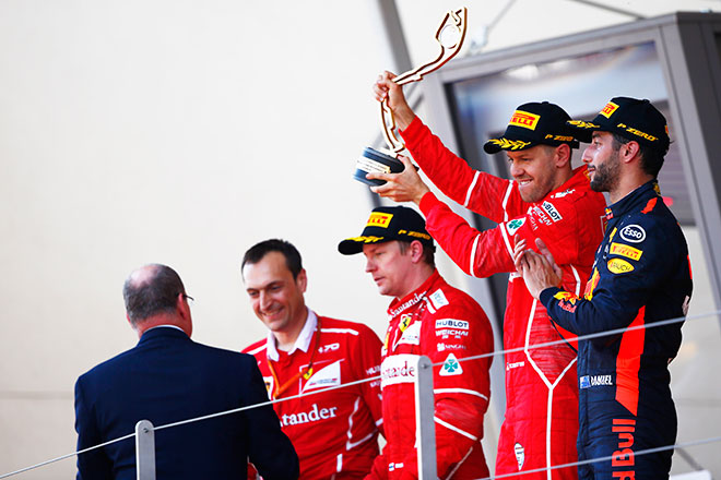 gp monaco podio f1 2017