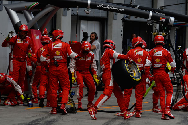 pit stop ferrari gp austria pirelli