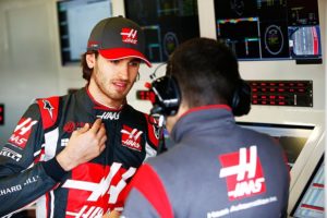 Antonio Giovinazzi sulla HAAS nelle FP1 di Singapore