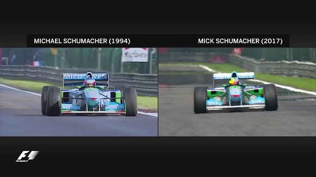 Classic F1: padre contro figlio sulla Benetton-Ford B194