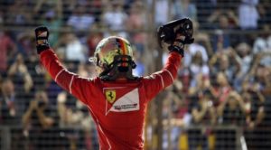Formula 1 Sebastian Vettel GP Singapore 2017