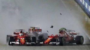 Formula 1 GP Singapore 2017 Ferrari Vettel Raikkonen