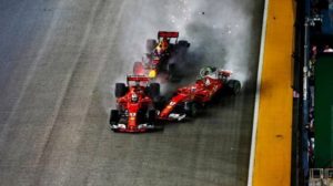 Formula 1 GP Singapore 2017 Vettel Raikkonen Verstappen