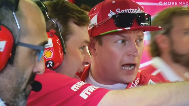 GP Singapore 2017, Kimi Raikkonen: “L'incidente al via? Sono stato colpito!”