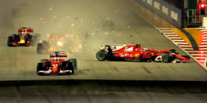 gp singapore doppio KO delle Ferrari