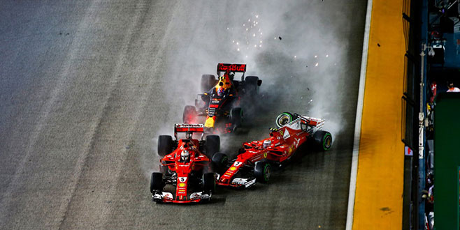 gp singapore incidente vettel raikkonen verstappen