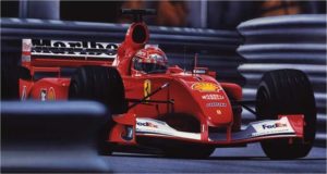 Classic F1: la Ferrari F2001 utilizzata da Schumacher a Monaco va all'asta