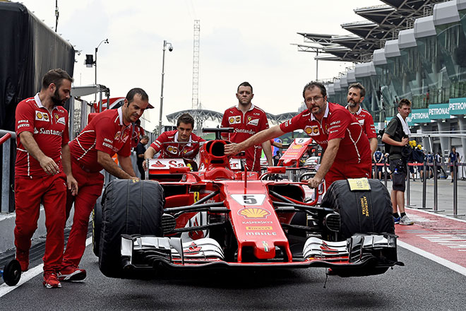 sebastian vettel qualifiche malesia f1 2017