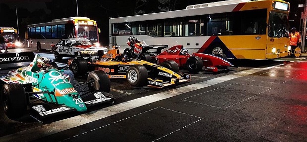 Classic F1: ecco il video delle monoposto storiche nella notte di Adelaide
