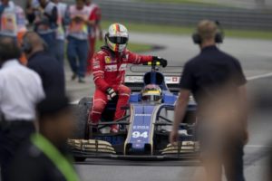 f1 gp malesia 2017 vettel ferrari wehrlein sauber