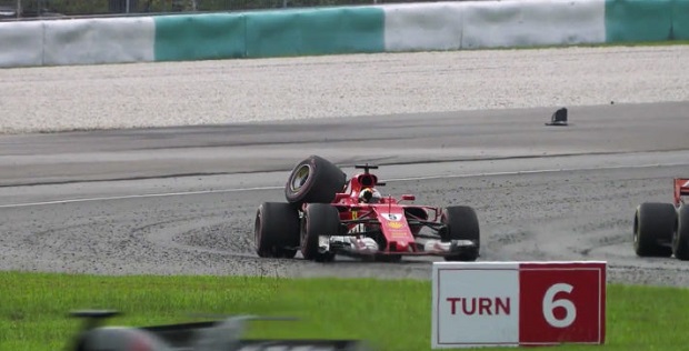 Formula 1 GP Malesia 2017 Sebastian Vettel Ferrari