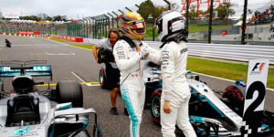 gp giappone qualifiche lewis Hamilton e bottas