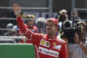 GP Messico 2017, Sebastian Vettel: “La pole? Dopo l'estintore... sono esploso io di gioia!”