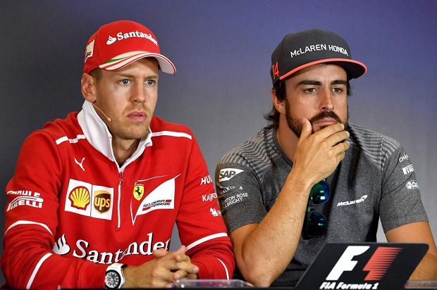 Vettel e Alonso: i beffati del GP del Giappone