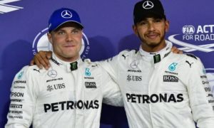 La griglia di partenza del GP di Abu Dhabi 2017. La pole è di Valtteri Bottas