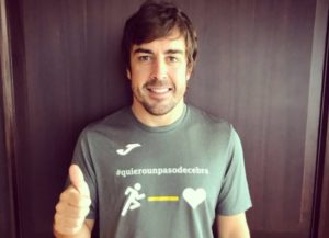Fernando Alonso riapre le porte del suo circuito-museo per una corsa di beneficenza. Il denaro raccolto servirà per installare passaggi pedonali dove è necessario