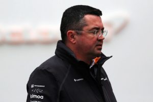 Formula 1 McLaren Renault Boullier