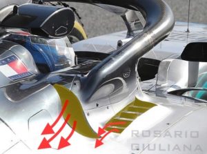 F1 Mercedes W09 Sfoghi Aria Halo