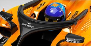 formula 1 mclaren infradito halo