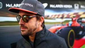 Fernando Alonso in conferenza stampa in Bahrain