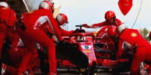 Formula 1 pit stop Ferrari 2018