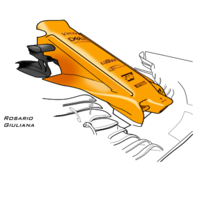 novità tecniche - muso mclaren disegno