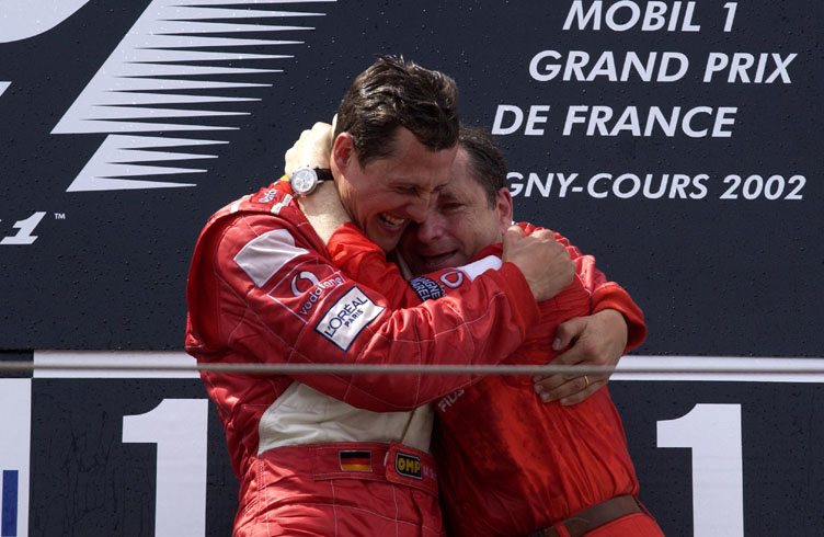 schumacher gp francia 2004.