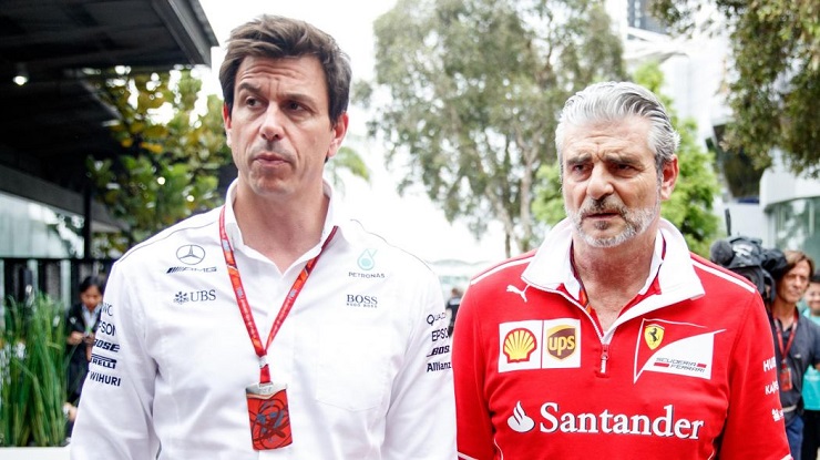 formula 1 gp gran bretagna arrivabene contro mercedes
