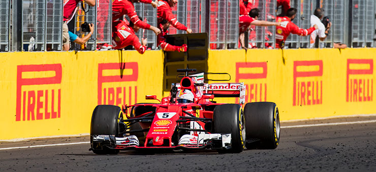 gp ungheria 2017 vettel ferrari.