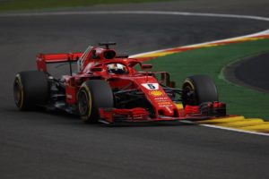 Sebastian Vettel Belgo FP1