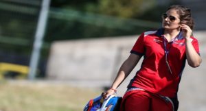 tatiana calderon scalpita per un test sauber