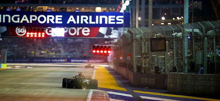 formula 1 live singapore 2018