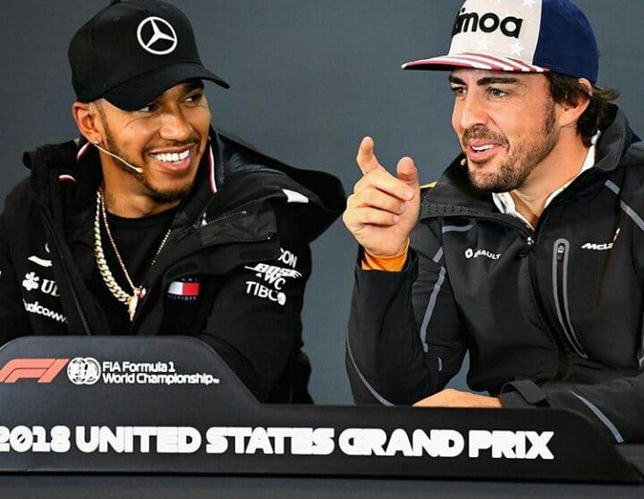 Alonso:" Hamilton è tra i cinque piloti più forti nella storia della F1"